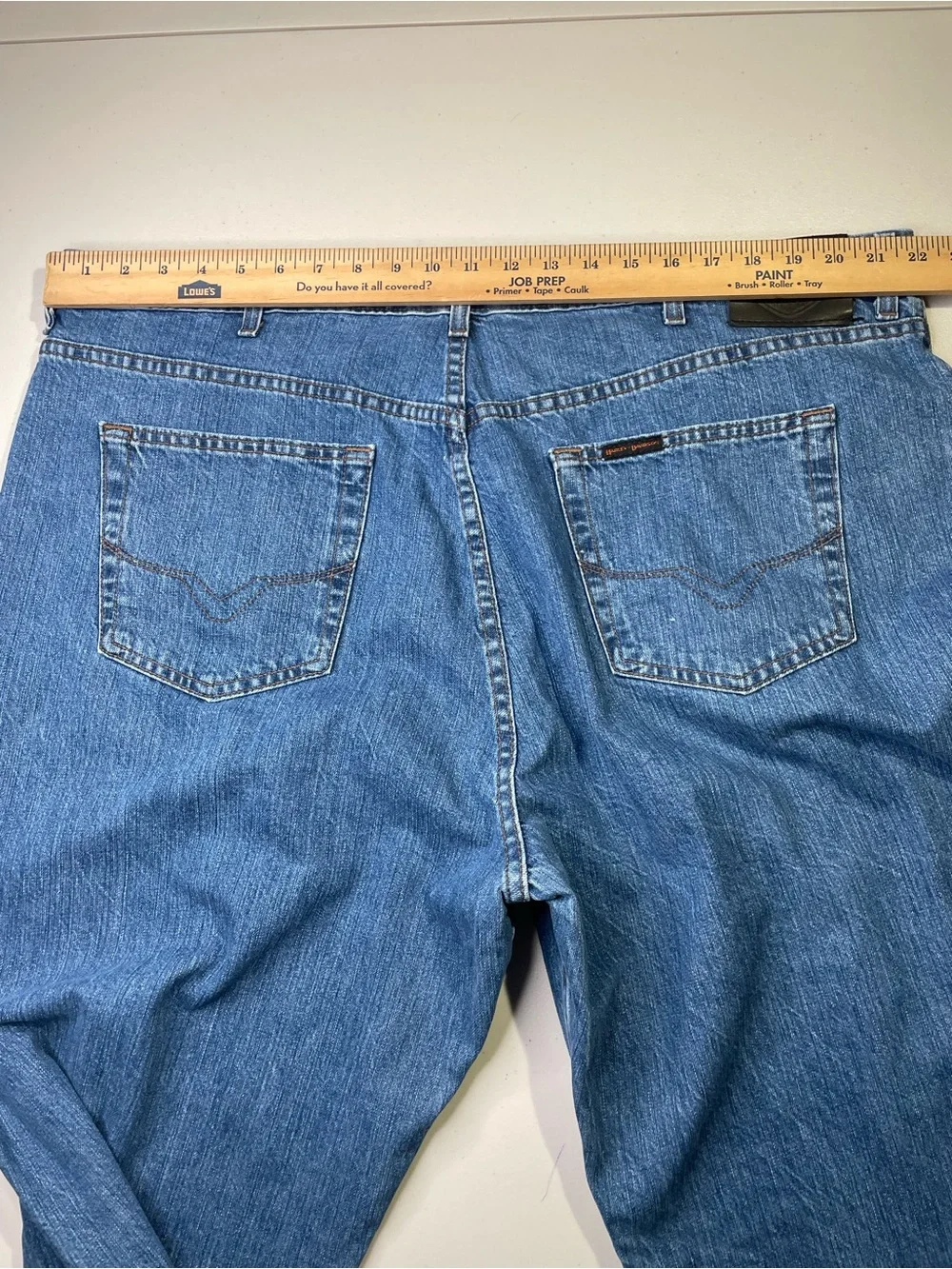 Vintage Harley-Davidson Men’s 44x32 Classic Blue Relaxed Denim Jeans VGUC